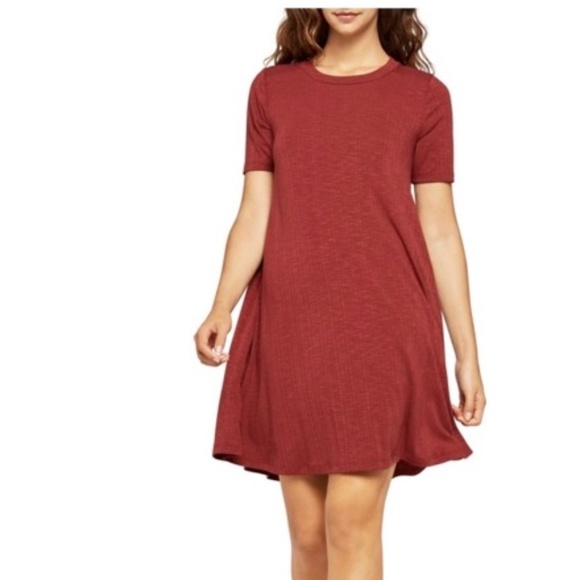 BCBGeneration Ribbed Knit A-Line Dress - Picture 3 of 5